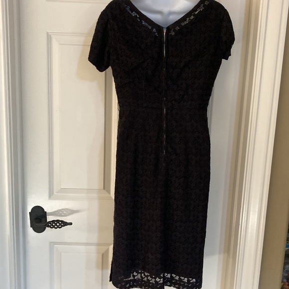 Super Cute Vintage 50/60s Little Black Dress. - Picture 4 of 8